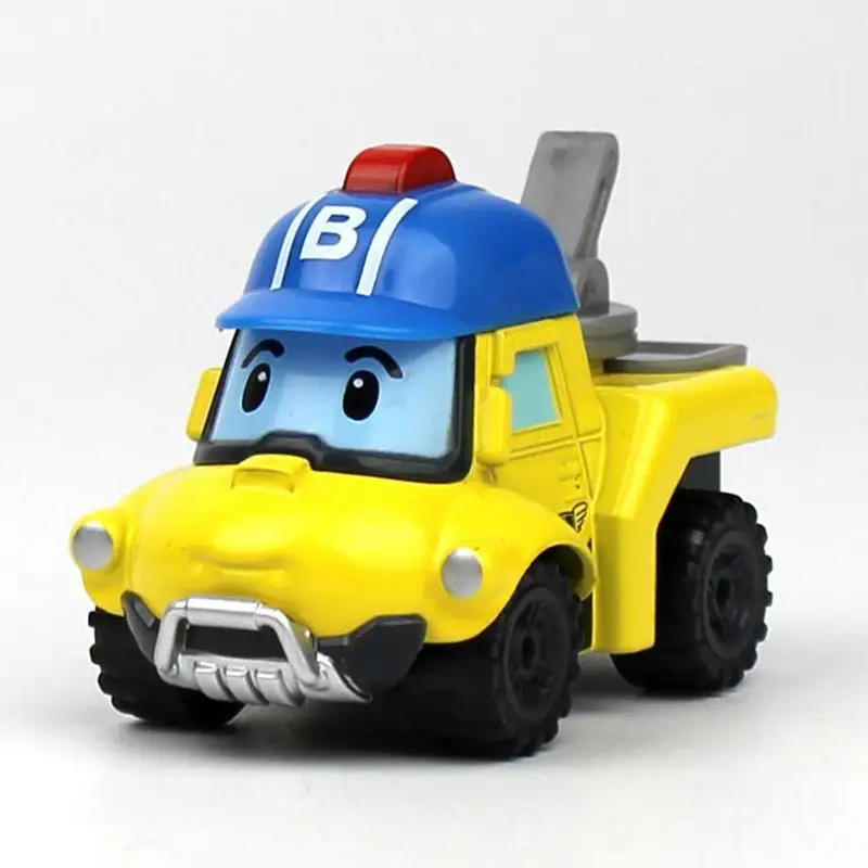 051 02 same picture Купить 3 получить 5% Robocar Poli Фигурки детские игрушки Робот Поли Рой Хейли Аниме Металл Фигурку Игрушечный автомобиль для детей Подарок на день рождения - Цвет: 051 02 same picture