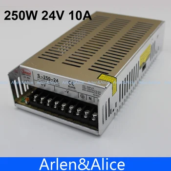 

250W 24V 10A Single Output Switching power supply for LED Strip light AC to DC