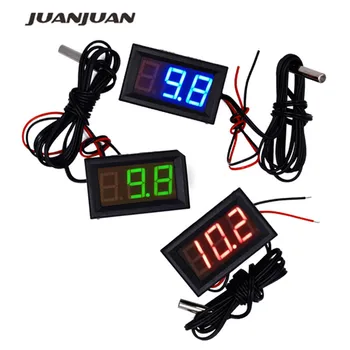 

Portable LED Thermometer 12V Digital Thermometer Temp meter ensor Probe -50~100 Degree Temperature Detector tester 15%