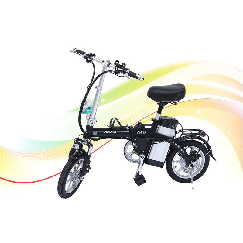 Excellent Electric Power Fold Bicycle Adult Portable Electric Power Generation Drive Help Fold A Battery Car 3