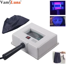 Лампа для кожи УФ-анализатор для проверки кожи лица, увеличивающий анализатор, лампа с защитным покрытием и драпировкой для лица SPA