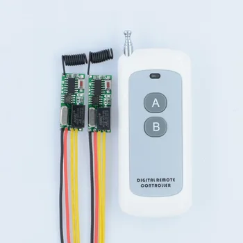 

DC3-5V 12V RF Wireless Radio Remote Control Switch Remote Control Lighting A B Button Momentary Toggle Latched