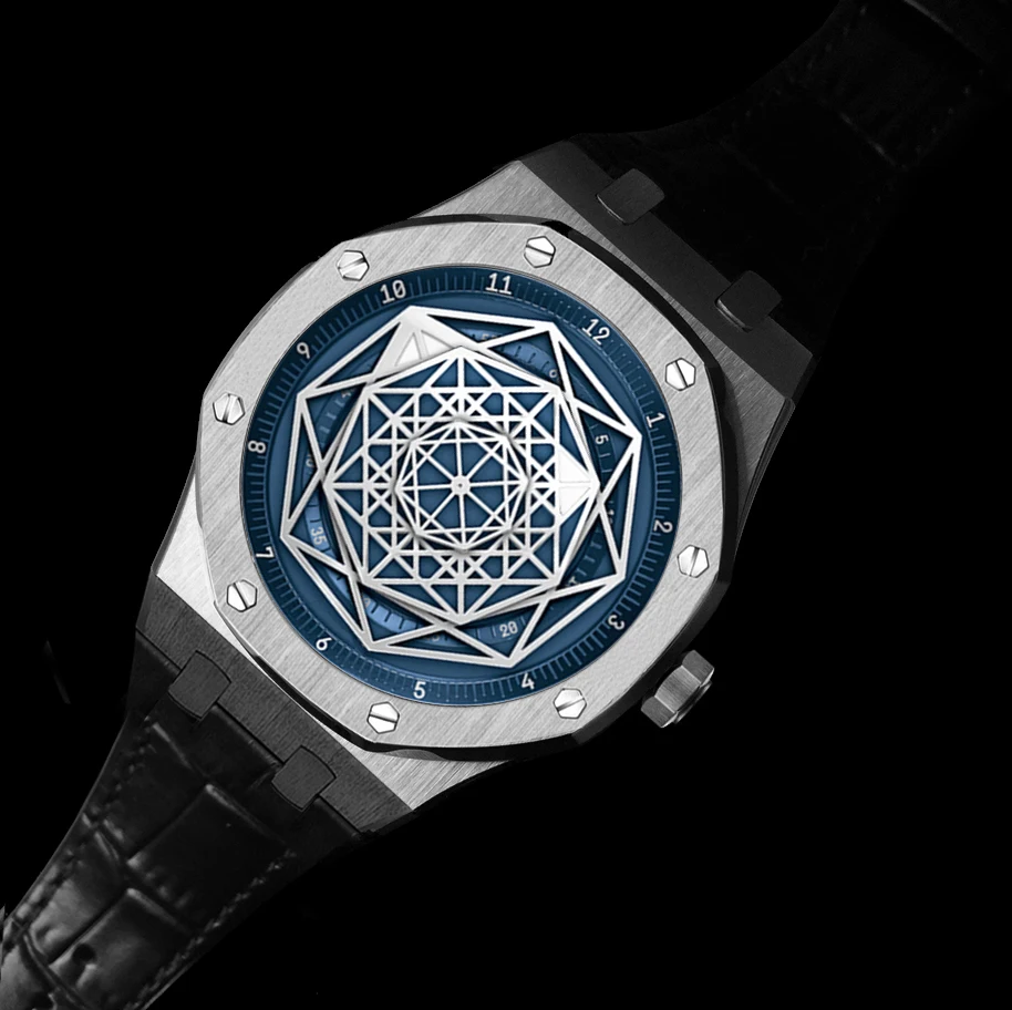 DIDUN الرجال التلقائي الميكانيكية ووتش الأعلى العلامة التجارية الفاخرة ووتش الرجال الصلب الجيش العسكرية ووتش الذكور الأعمال اليابان حركة