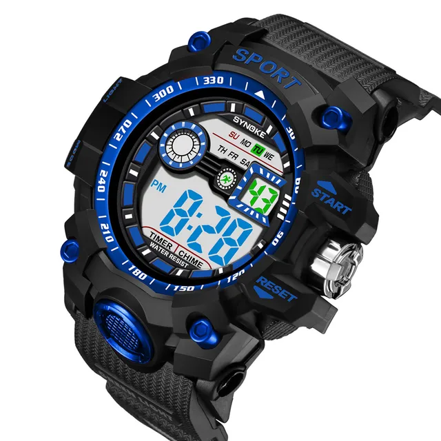 SYNOKE Roledly Luxury Brand Sports Watches Multi-Function Watch LED Digital Doub SYNOKE Roledly Luxury Brand Sports Watches Multi-Function Watch LED Digital Doub