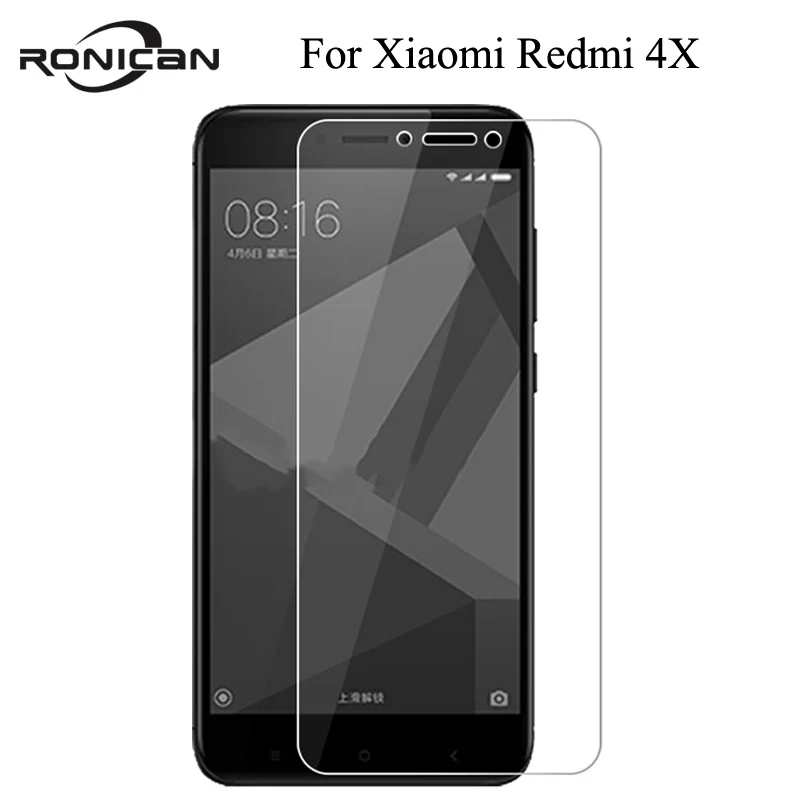 

RONICAN Tempered Glass for Xiaomi Redmi 4X Screen Protector 9H 2.5D 0.26 mm Protection Film for Xiaomi Redmi 4X Tempered Glass