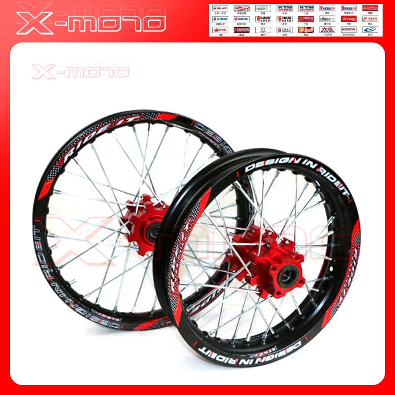 15mm Front 1.60-14 Rear 1.85-12 inch Alloy Wheel Rim with CNC Hub For KAYO HR-160cc TY150CC Dirt Pit bike 12/14 inch Black wheel 15mm Front 1.60-14 Rear 1.85-12 inch Alloy Wheel Rim with CNC Hub For KAYO HR-160cc TY150CC Dirt Pit bike 12/14 inch Black wheel