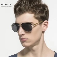 2017 HD gafas de sol polarizadas de los hombres gafas de sol hombre gafas de sol masculino gafas de sol para los hombres de calidad Superior de los hombres gafas de sol