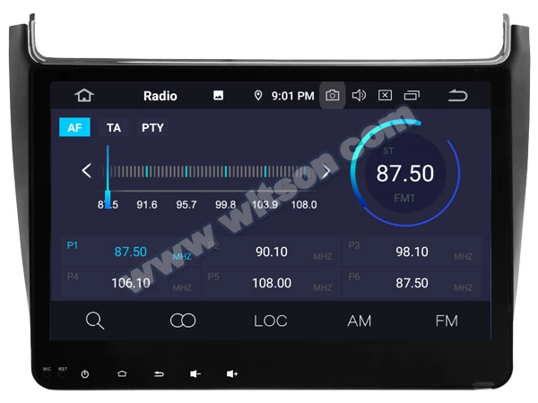 Best 10.1" Android 9.0 Pie OS Car Multimedia GPS Radio for Volkswagen Polo 2014 2015 1016 2017 (Typ 6C) with ADAS Function Support 0