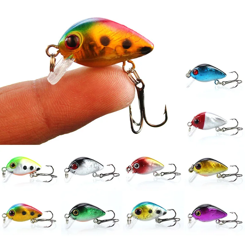 

WATERBOY 3cm 1.5g Mini Crankbaits Smallest Minnow Baits Fishing Lure