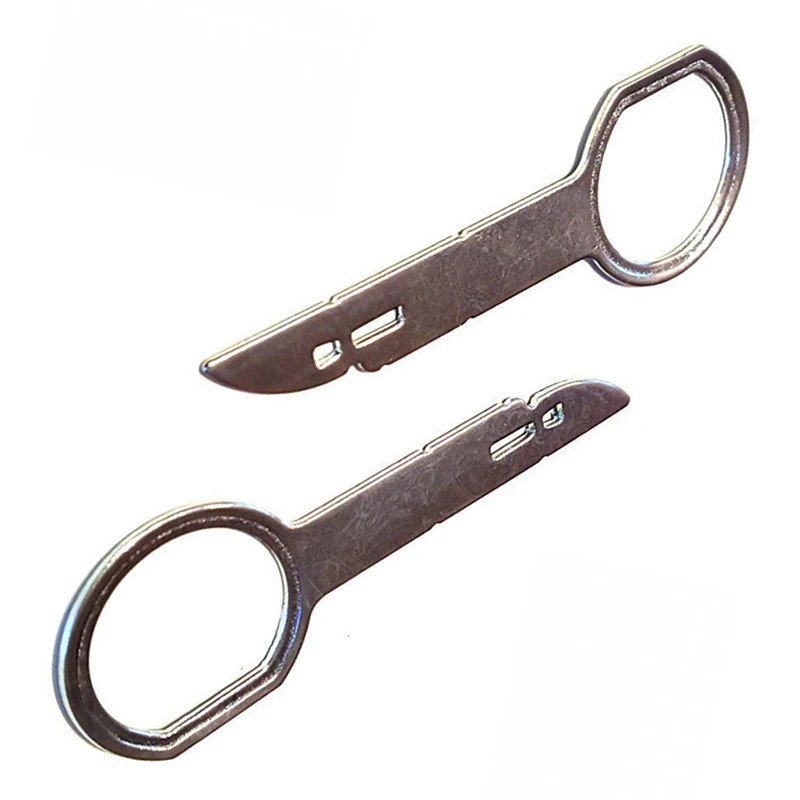 

MAYITR 2 pcs Auto Stereo Radio Removal Key Release Tool for Mercedes Benz VW Volkswagen BMW Audi Porsche
