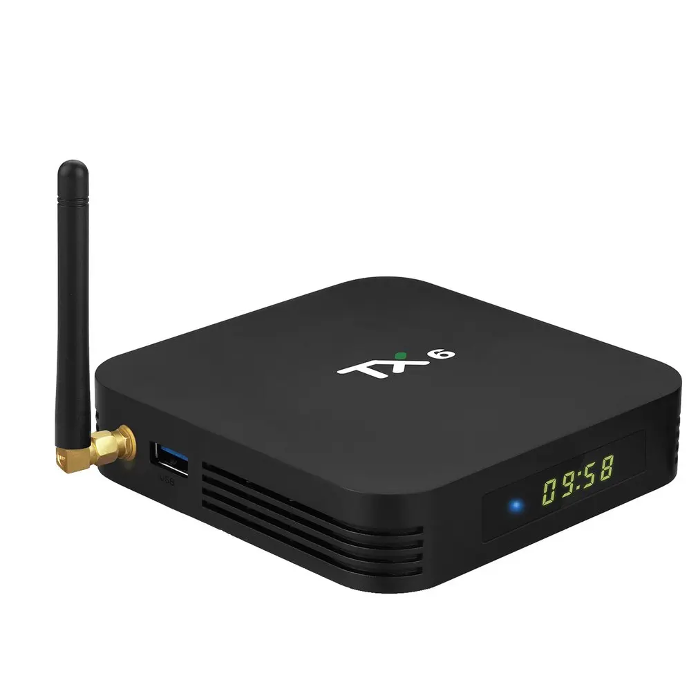 Lastest TX6 2G + 16G/4 GB + 32 GB для Android 9,0 tv Box Allwinner H6 quad core USD3.0 Dual Wifi BT4.2 4 K Google Youtube Smart Box