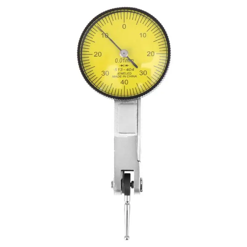 

0-0.8mm Precision Waterproof Dial Test Lever Indicator Gauge Scale Meter High Precision Dial Indicator