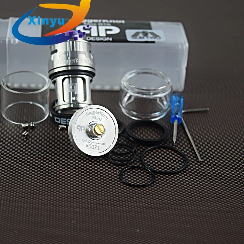 2 шт. 2018 новейший испаритель JuggerKnot Mini RTA 316 нержавеющая сталь 24 мм 5 мл Емкость