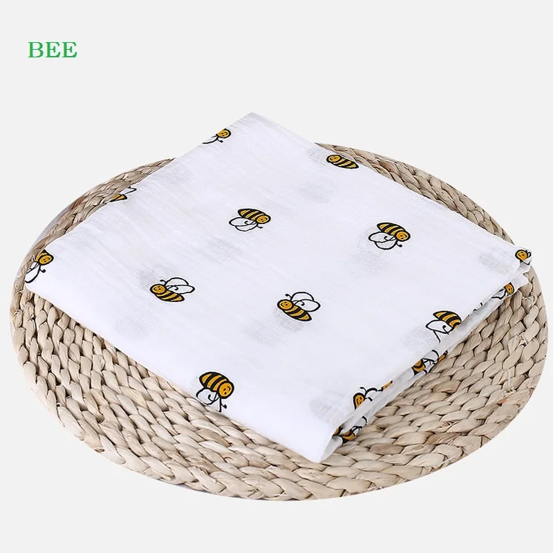 Хлопок Детские муслиновые одеяла пеленки одеяла для новорожденных ins марлевые детские спальные принадлежности swaddleme банное полотенце - Цвет: 24
