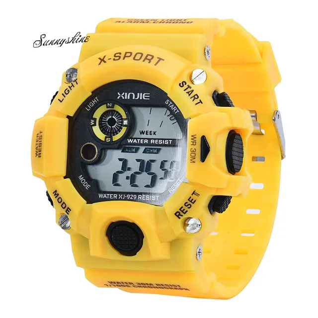 Women Men's Quartz Digital Sports Watches LED Military Silicone Waterproof Child Women Men's Quartz Digital Sports Watches LED Military Silicone Waterproof Child