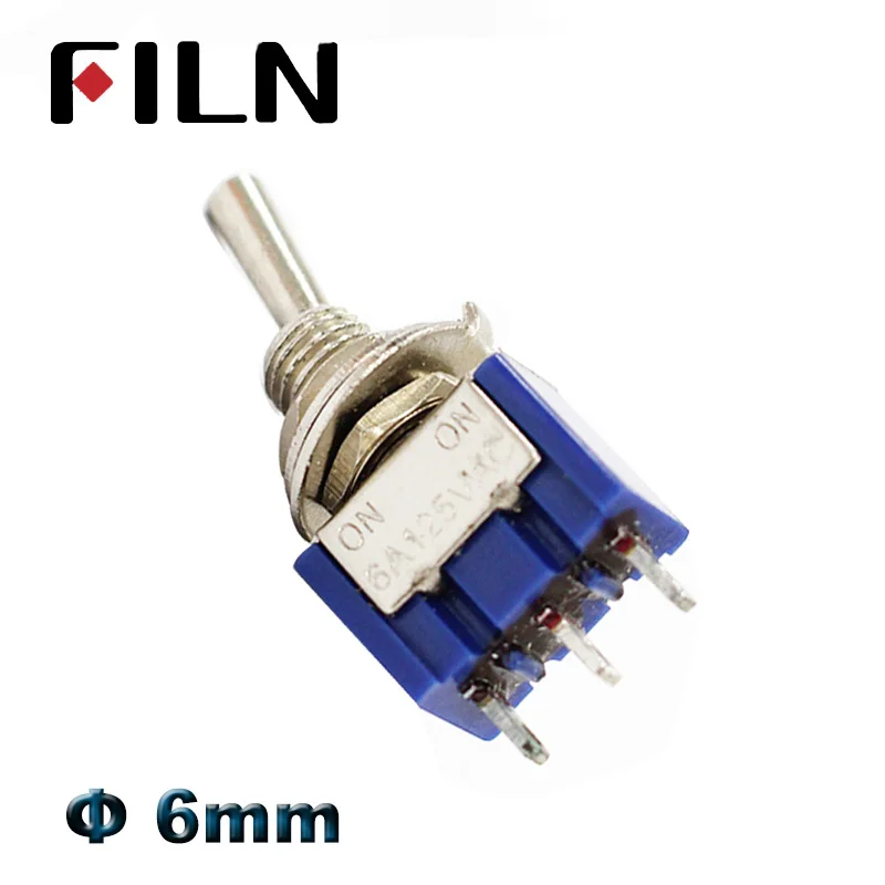 6A 120VAC мини 2 положения на MTS 102 202 тумблер 3 103 203 вкл. ВКЛ. Переключатель с