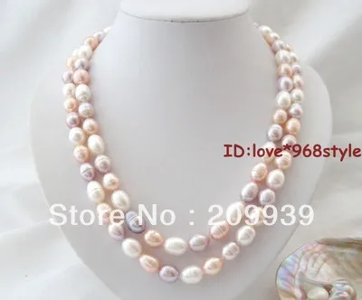 

huij 001173 Beautiful Pearl Natural Genuine lady's Top grade Fancy Necklace