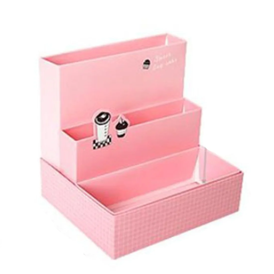 

DIY Paper Board Storage Box Desk Decor Stationery Makeup Cosmetic Organizer