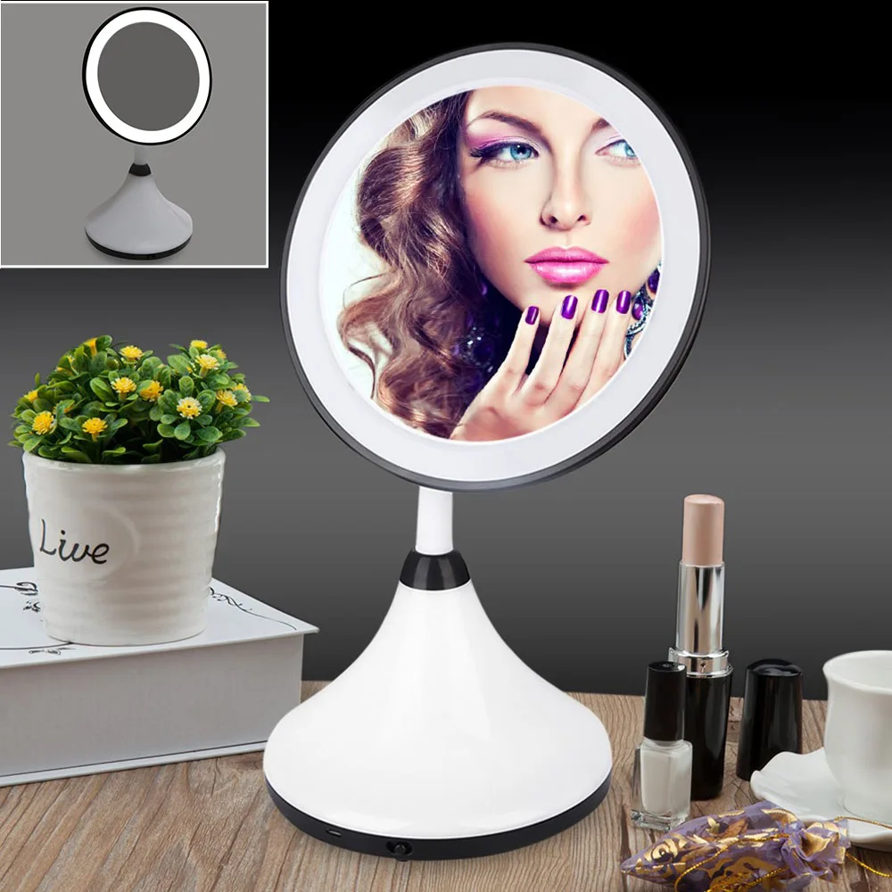 Professional Adjustable Countertop Rotating LED Touch Screen Makeup
