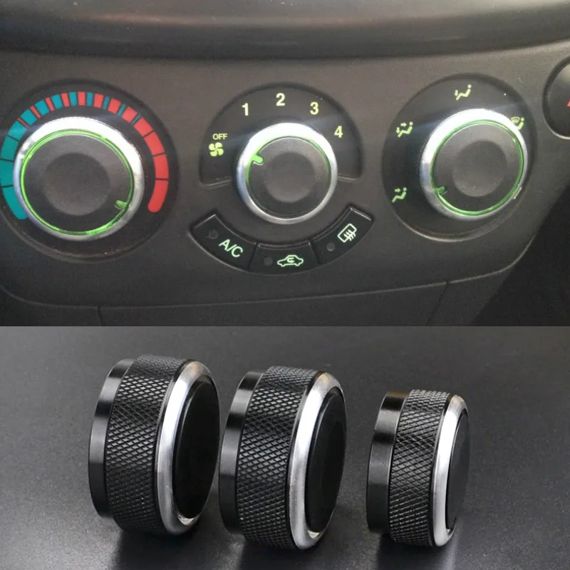 

3Pcs Car AC Heater Climate Control Knob Panel Switch Knobs Buttons For Chevrolet Chevy T250 Aveo Aveo5 Lova 250 Daewoo Gentra