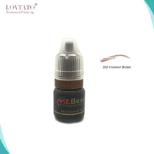 Кокосовый коричневый лучшие чернила для микроблейдинга бровей пигменты для перманентного макияжа использовать для microblade 5 мл