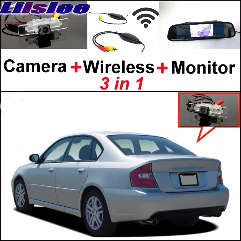 

Liislee Special Rear View Camera + Wireless Receiver + Mirror Monitor Easy Parking System For Subaru Legacy B4 Liberty MK4 Sedan
