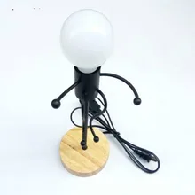 Новая настольная лампа, современный Ac 90-260v E27, лампа для чтения и Деревянные железные настольные лампы, Led Настольный светильник