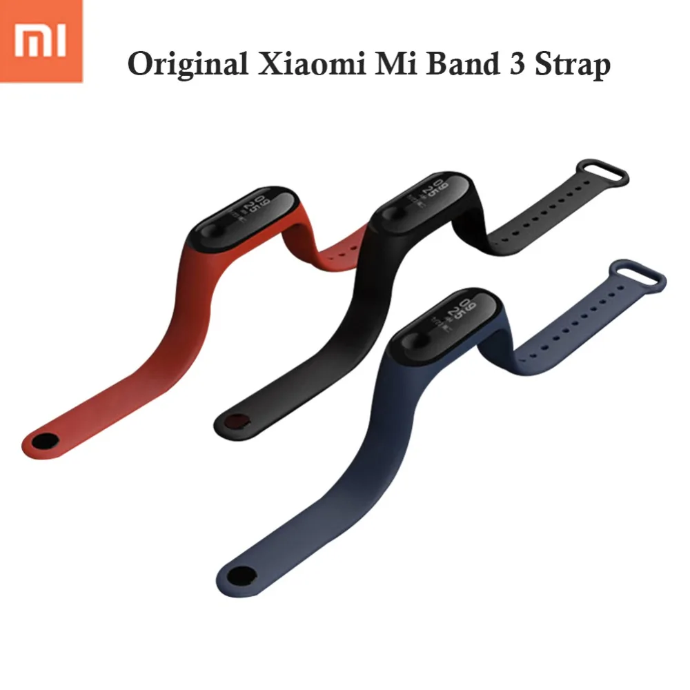 Official Original Xiaomi Mi Band 3 Silicone Strap Wrist