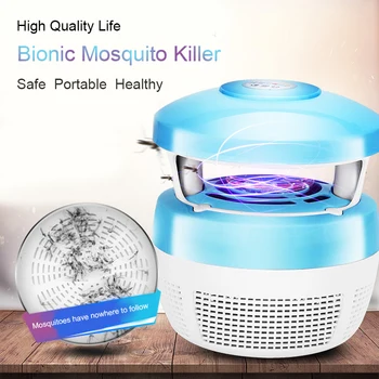 

LED Household Mute Safety Photocatalyst Mosquito Killer Lamp baby Room USB Rechargeable Anti Mosquito Repellent Light 3 color