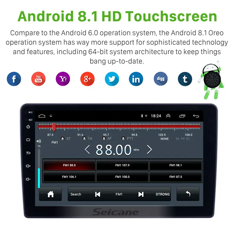 Perfect Seicane 2din Car GPS navi Head Unit Player android 8.1 for Mitsubishi OUTLANDER 2004-2007 Support USB AUX WIFI Mirror Link SWC 2 Perfect Seicane 2din Car GPS navi Head Unit Player android 8.1 for Mitsubishi OUTLANDER 2004-2007 Support USB AUX WIFI Mirror Link SWC 2