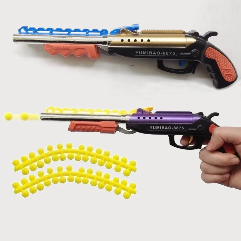 Soft Bullet Gun Double barreled shotgun pistols Children Classic toys