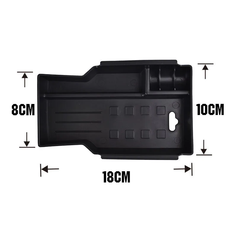 

Car Armrest Storage Box Center Console For Suzuki SX4 S-Cross 2014 2015 2016 2017 ABS Black Accessories