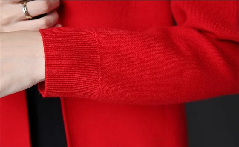 Весна Осень Женский вязаный свитер Кардиган Куртка пальто свободный большой размер длинный свитер кардиган женский шаль Верхняя одежда 6 цветов Z49