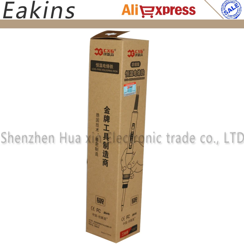CXG E60W E90W E110W цифровой ЖК дисплей Регулируемый NC термостат железная ручка