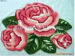 Tapetes De Sala Tapetes De Quarto Rose Mats Three Roses Rugs, Stair Doormat Bedroom Living Skid Pad Bed Small Bay Window Carpet