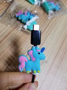

50Pcs Cable Protector Data Line Cord Protector Protective Case Cable Winder Cover For iPhone5 5s 6 6plus 6s USB Charging Cable