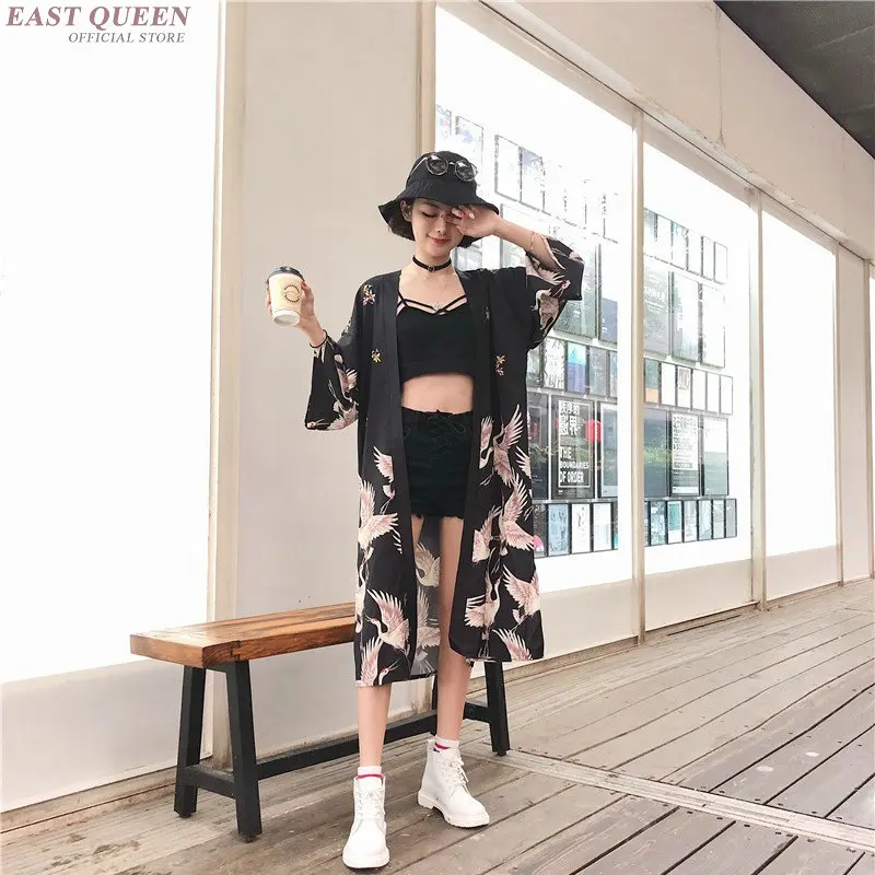 Kimono Cardigan Womens Tops And Blouses Japanese Streetwear Women Tops Summer 2020 Long Shirt Female Ladies Blouse Women Clothes