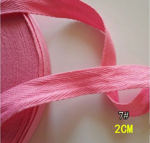 Фартук из твила с елочкой 23 цвета 20 мм x50yard|cotton webbing|sewing stripscotton herringbone webbing |