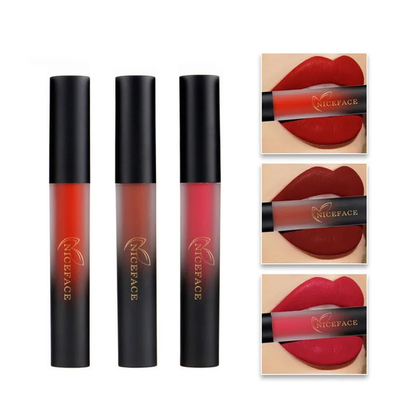 

Matte 24 color lip gloss matte non-stick cup does not fade liquid lipstick cosmetics easy matte matte cosmetic lipstick
