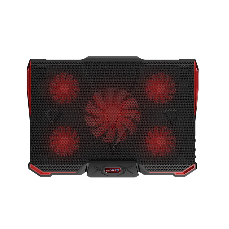 KuWfi Laptop Cooling Fans Laptop Cooler For 17.6 inch and below Laptop With 5pcs LED Fans 2PCS