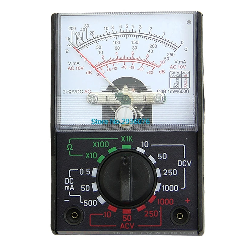 Mini Electric Multimeter Resistance AC DC Volts Ohm / Electrical