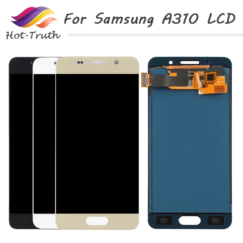 Ecran LCD Blanc Original Samsung Galaxy A3 2016 SM-A310F