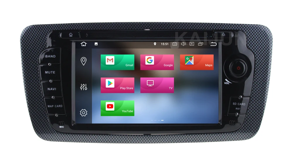 Top Android 8.1 Car DVD Player Radio GPS for Seat Ibiza 2009-2013 with WiFi BT Stereo 16