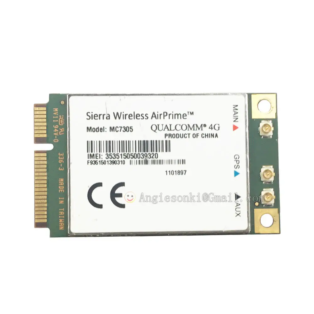 Разблокированный беспроводной Airprime MC7305 4G 3G 100 Мб Mini PCI E M.2 Wifi WWAN карта модуль HSPA + EDGE