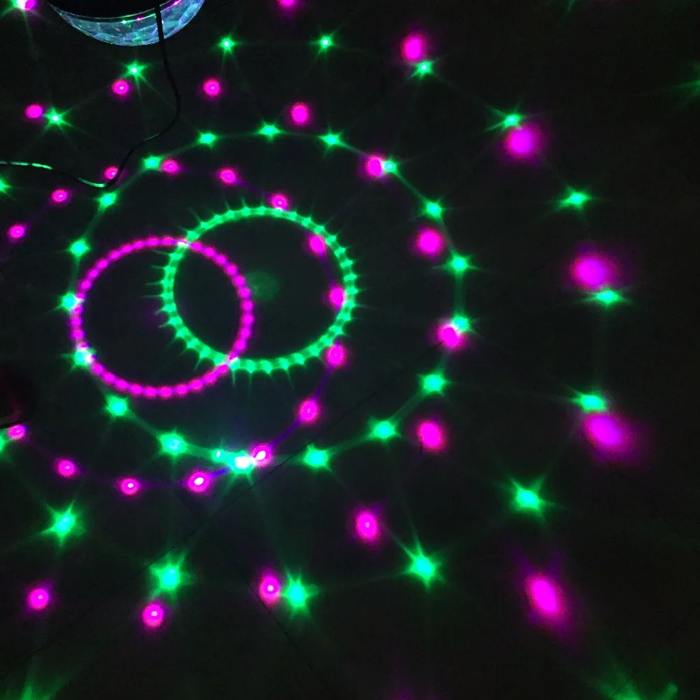  7 Colors DJ Lumiere Disco Ball 3W Sound Activated Laser Projector RGB Stage Lighting effect Lamp Christmas KTV Music Party Light (9)