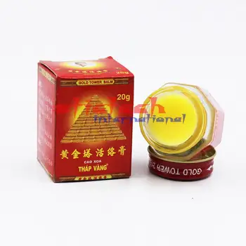 

by dhl or ems 100 pcs Vietnam Gold Tower Cream Ointment Arthritis Aches Pain Relieving Patch Massage Relaxation White Cream