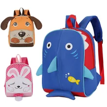 3D Kids Animal Backpacks Baby Girls Boys Toddler Schoolbag Kindergarten Toys Gifts School Bags Children Cartoon Shark Bookbag 3d cartoon dinosaur backpacks kids kindergarten animal schoolbag boys bookbag children school bags for girls mochila baby bag