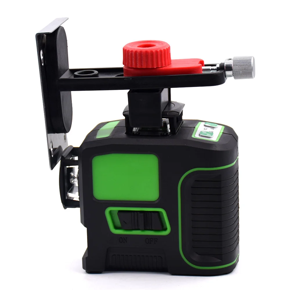 

NEW 3D 12 Lines Green Blue Laser Level with Bracket Laser Beam Line Self-Leveling 360 Horizontal Vertical Cross Powerful