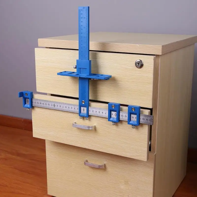 Съемный Дырокол локатор джиг инструмент сверла направляющая втулка для шкафа аппаратные средства дерево сверление дюбеля измерительные и измерительные инструменты