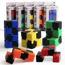5 Colors Fidget Cube Finger Toys 4*4*4cm Anti Anxiety Stress Puzzle Stress Relief Toy Cube Magic Cube to Kid Toys Gifts